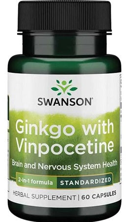 Ginkgo with Vinpocetine – Kognitiv Support framsida
