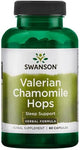 Swanson - Valerian, Chamomile & Hops - 60 Caps
