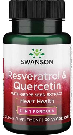 Swanson - Resveratroli & Kversetiini - 30 päivää