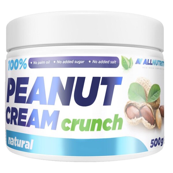 Allnutrition 100% Peanut Cream baksida näringsfakta