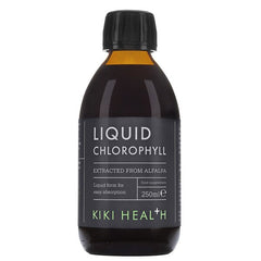 Kiki Health Liquid Chlorophyll baksida näringsfakta