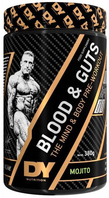 Blood and Guts Pre-Workout baksida näringsfakta