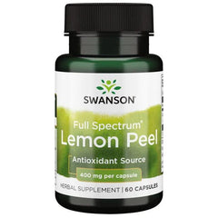 Swanson - Full Spectrum Lemon Peel - 60 Caps