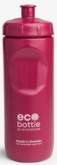 SmartShake Ecobottle Squeeze Deep Rose baksida
