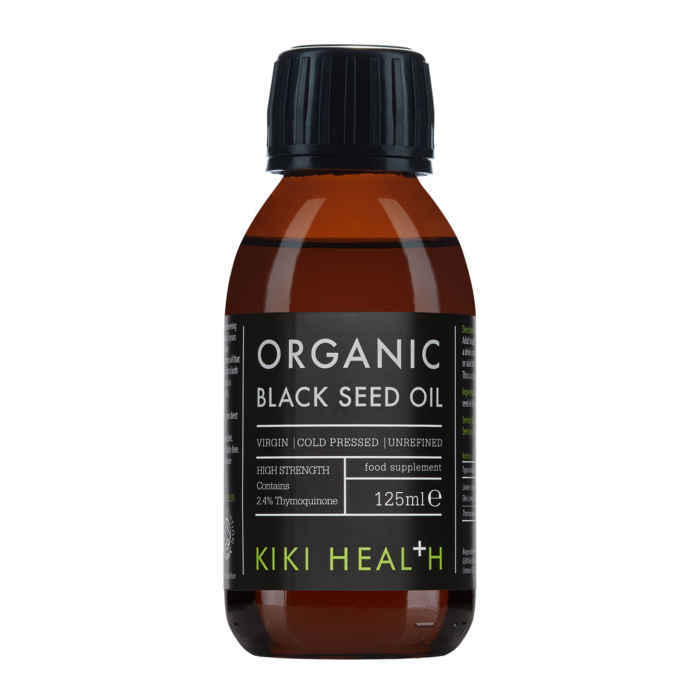 Organic Black Seed Oil baksida näringsfakta