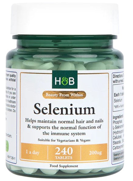 Holland & Barrett Selenium 240 Tabs framsida