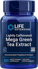 Life Extension - Kevyesti Kofeiinitettu Mega Vihreä Tee Uute - 100 Vcaps (KORT DATUM 2026-07-30)