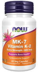 Now Foods - MK-7 Vitamin K-2 - 300mcg, 60 Vcaps