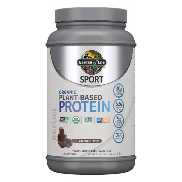Garden Of Life - Sport Plantebaseret Protein, Chokolade - 840g