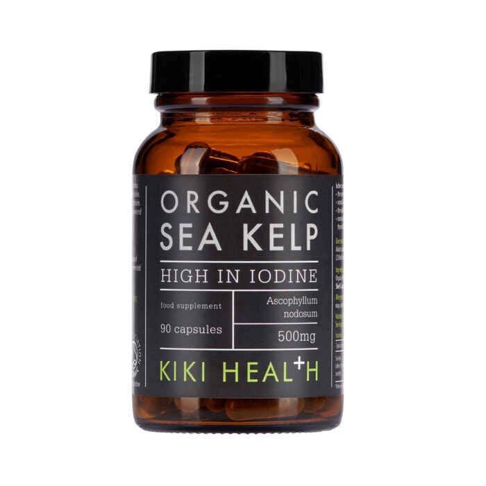 Organic Sea Kelp – Naturlig jodkälla baksida näringsinformation
