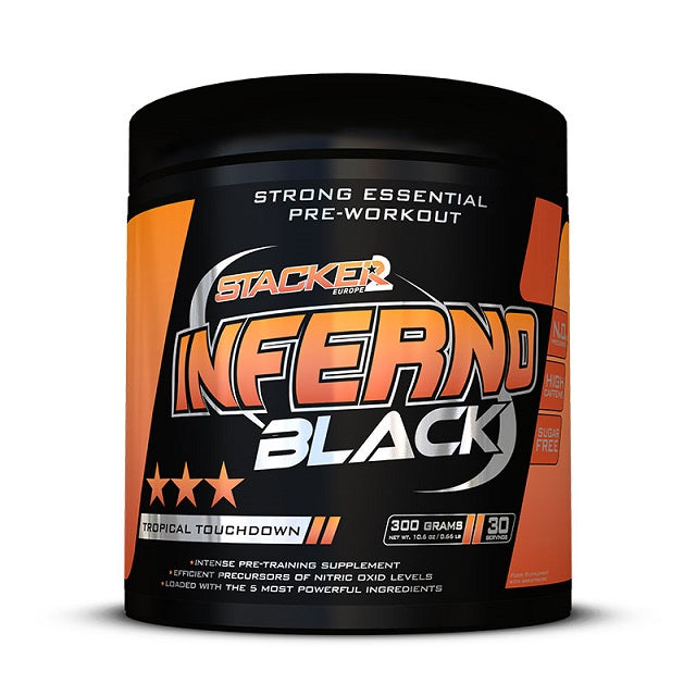 Stacker2 - Inferno Black - Pre-Workout Energy