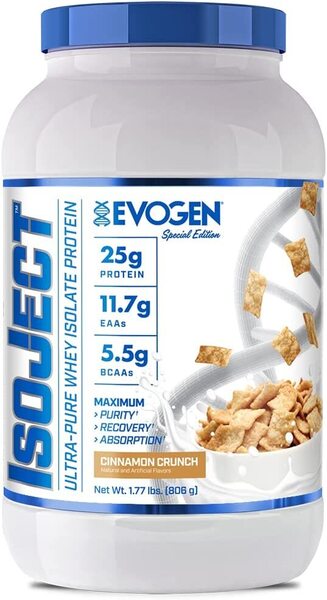 Evogen Isoject ingredienser & etikett