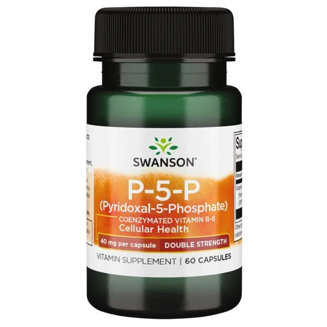 Swanson - P-5-P Coenzymated Vitamin B6 40mg - 60 Caps