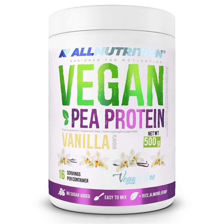 Vegan Ärtprotein – Växtbaserat & Milt baksida näringsfakta