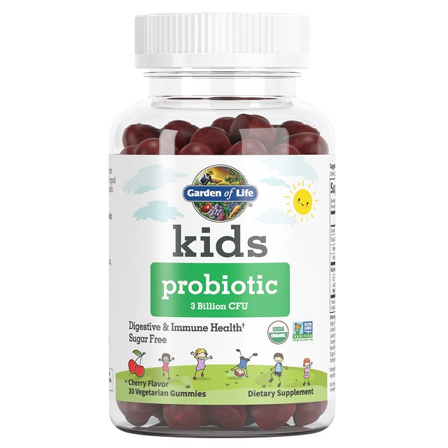 Garden Of Life - Kids Probiotic - Cherry, 30 Gummies (KORT DATUM 2026-09-30)