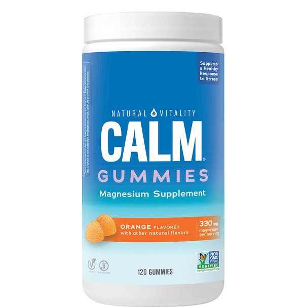 Natural Vitality - Calm Gummies, Appelsiini - 120 Gummies