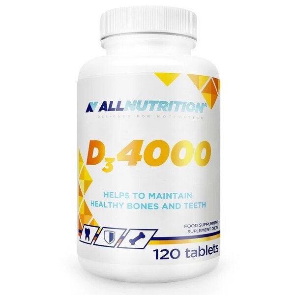 Vitamin D3 4000 – 120 tabletter framsida