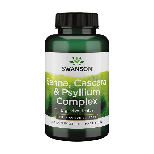 Swanson - Senna, Cascara & Psyllium Complex - 90 Caps