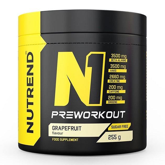 N1 Preworkout måttsked för dosering