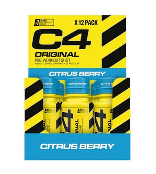 C4 Original Pre-Workout Shot Citrus Berry framsida