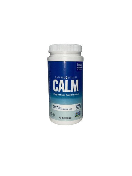 Calm Magnesiumpulver ingredienser & etikett