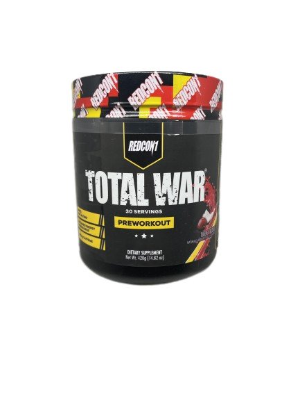 Redcon1 Total War Preworkout pulverstruktur närbild