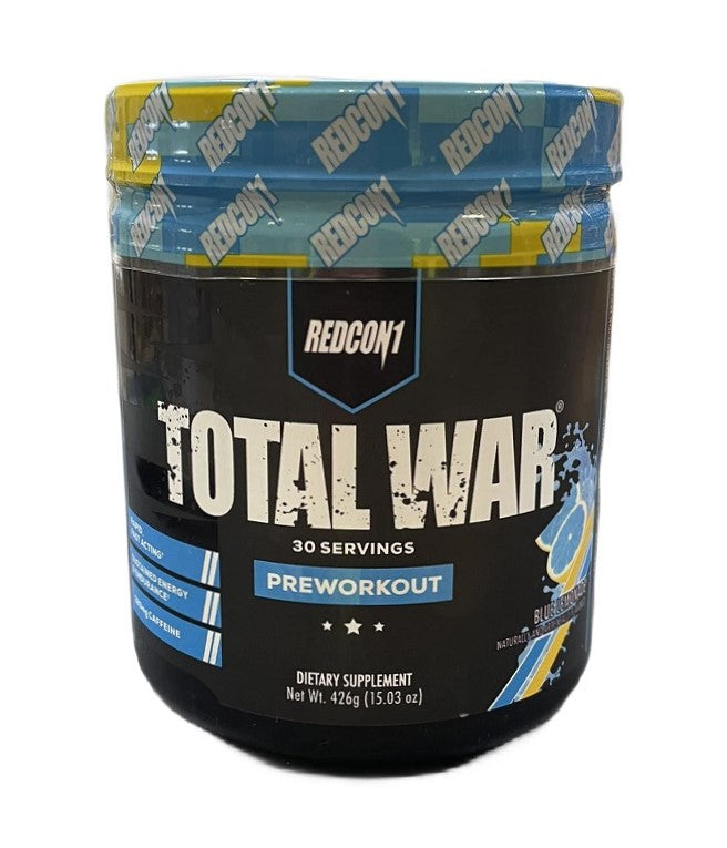 Redcon1 Total War Preworkout förpackning design