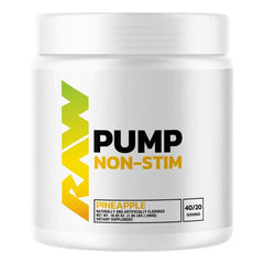 Raw Nutrition Pump Non-Stim baksida näringsfakta