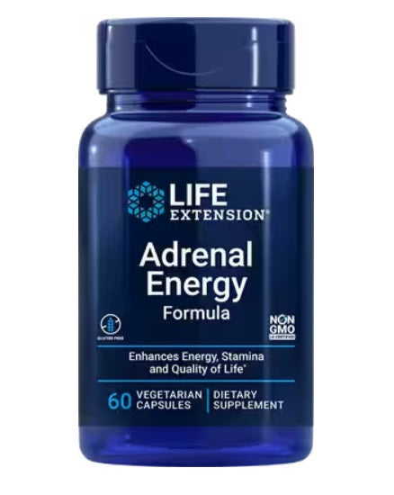 Life Extension Energy & Wellness baksida näringsfakta