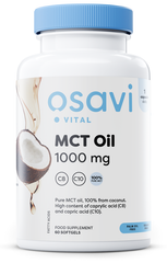 MCT Oil Kokosbaserad Energikälla ingredienser etikett