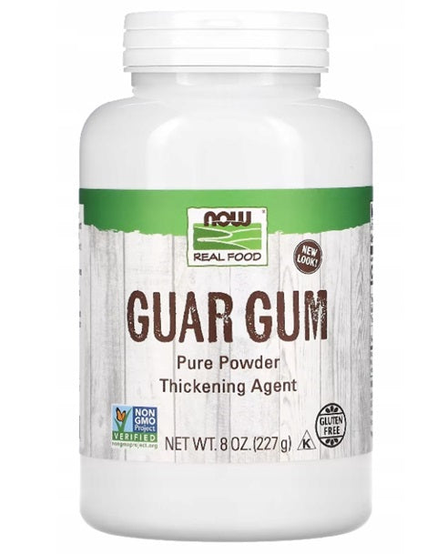 NOW Foods Guar Gum förpackning slutet