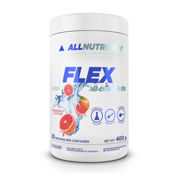 Flex All Complete baksida med näringsinformation