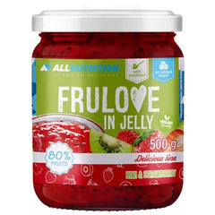 Fruktkärlek i gelé baksida
