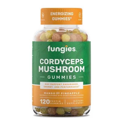 Cordyceps Svampgummies baksida näringsfakta