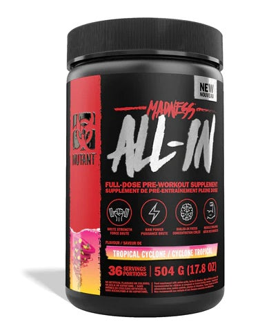 Madness Pre-Workout framsida