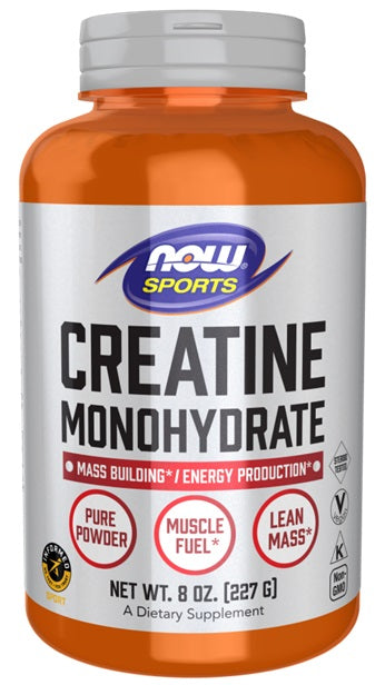 Creatine Monohydrate pulver textur closeup