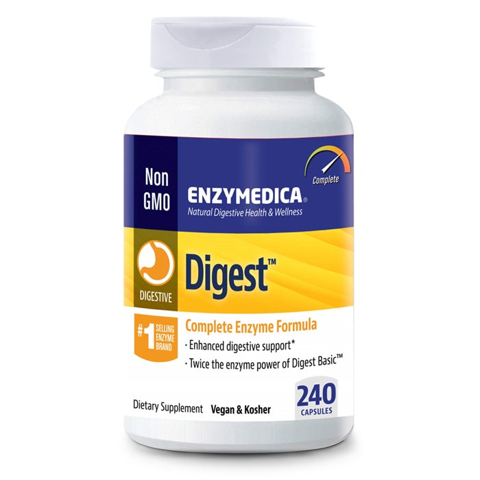 Enzymedica Digest Complete baksida näringsfakta