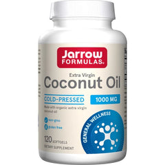 Extra Virgin Coconut Oil 120 Softgels baksida näringsfakta