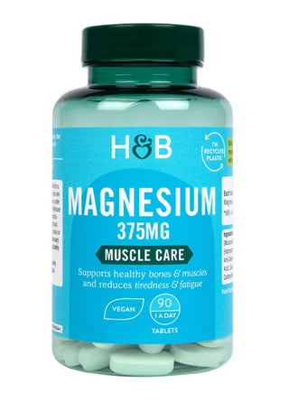 Magnesium 375 mg – Ben & Muskelhälsa framsida