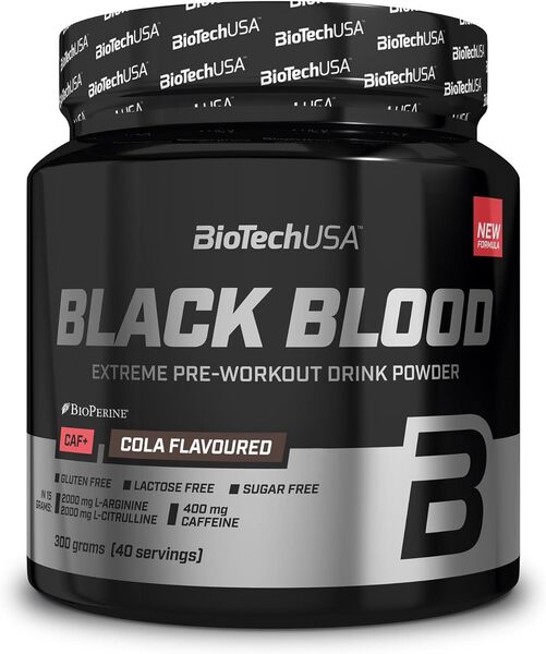 BioTechUSA Black Blood Pre-Workout Booster framsida