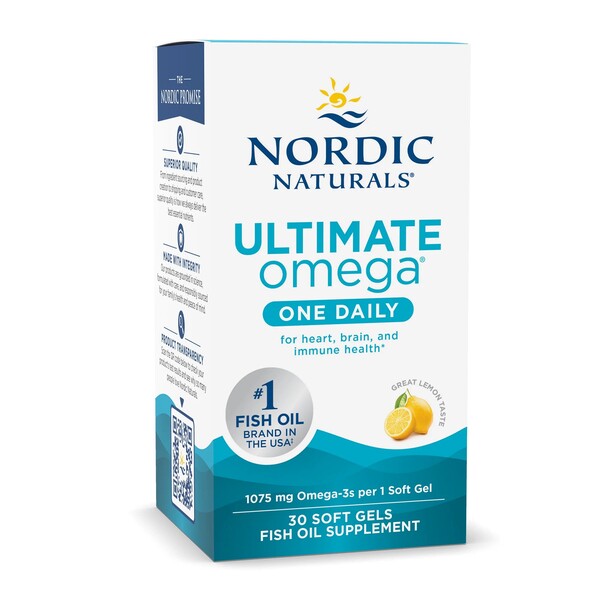 Nordic Naturals - Ultimate Omega One Daily, 1075mg Lemon - 30 Sgels