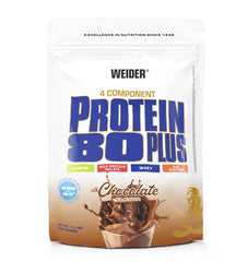 Weider Protein 80 Plus baksida näringsfakta