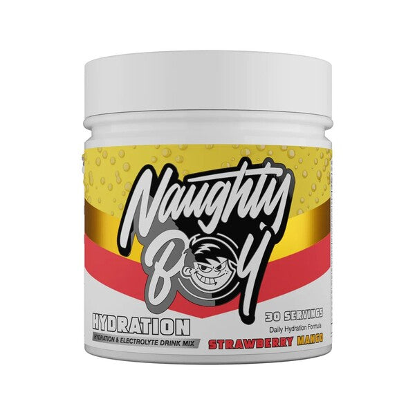 Naughty Boy Hydration varningsetikett