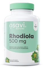Osavi Rhodiola 500mg baksida näringsinformation