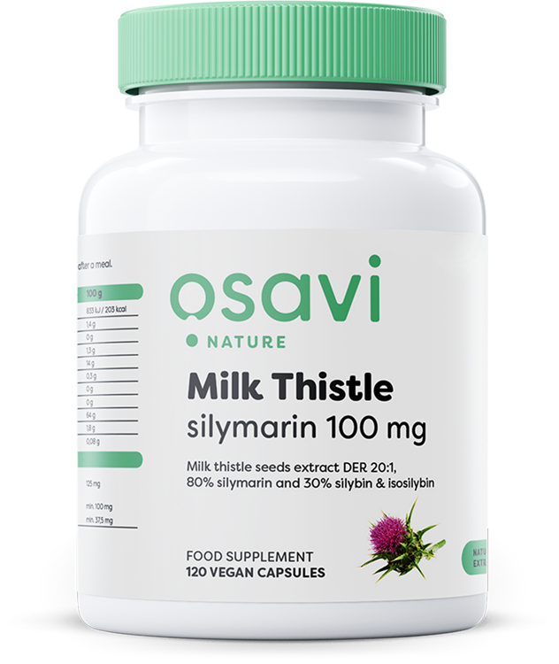 Osavi Milk Thistle Silymarin 100mg framsida