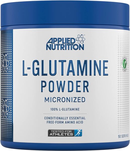 Applied Nutrition L-Glutamine Powder Micronized baksida näringsfakta