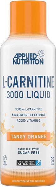 Applied Nutrition - L-Carnitine Liquid 3000, Tangy Orange - 480ml