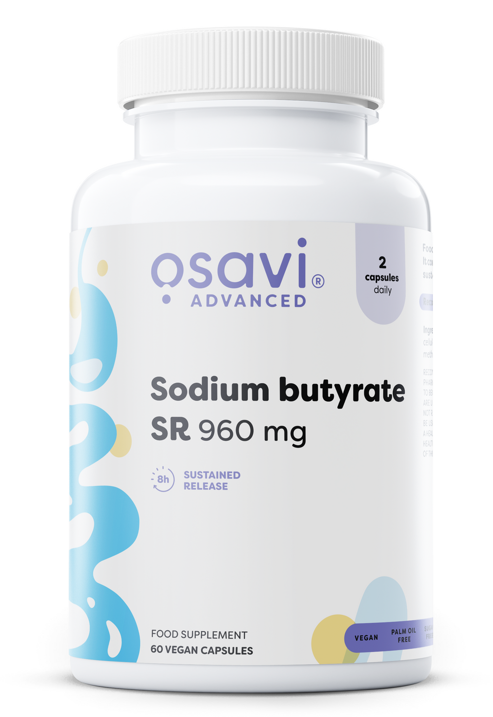 Osavi Sodium Butyrate Sr 960mg baksida