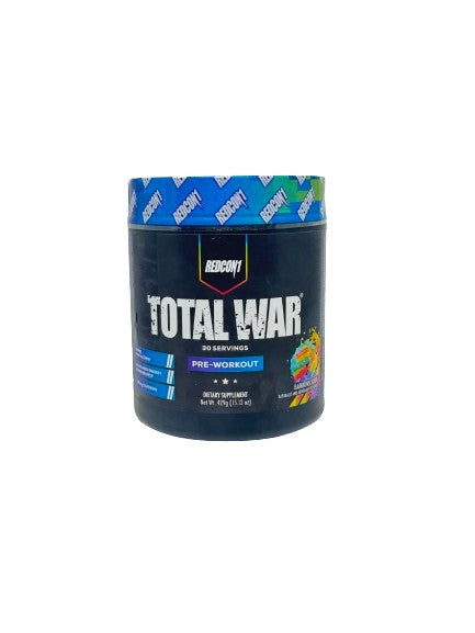 Redcon1 Total War Preworkout produktdetalj etikett