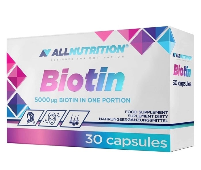 Biotin – Hår & Naglar baksida näringsfakta